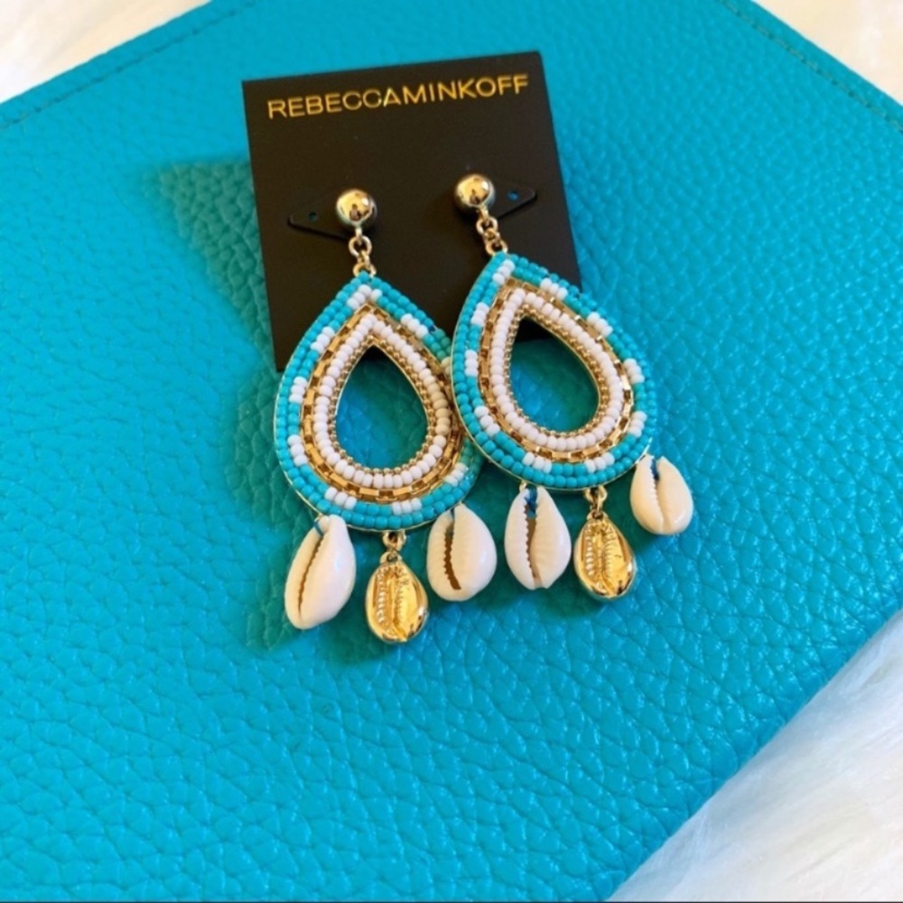 Rebecca Minkoff Louisa Shell Chandelier Earrings - Picture 5 of 8